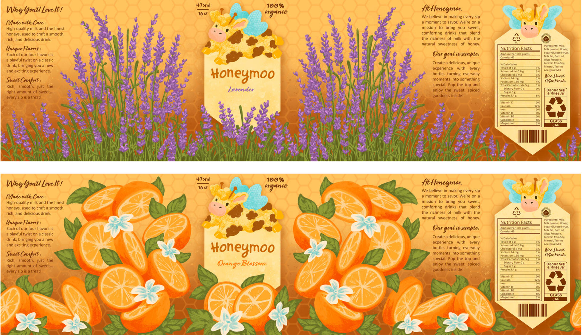 Honeymoo Label (3&amp;4)