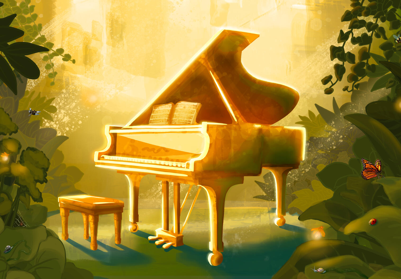 Piano Mural