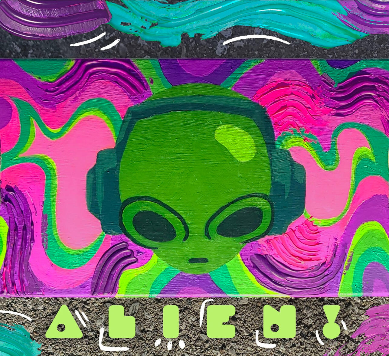Alien Skateboard