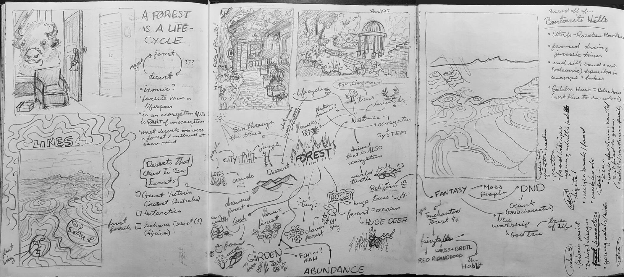 Rainbow Mountains process